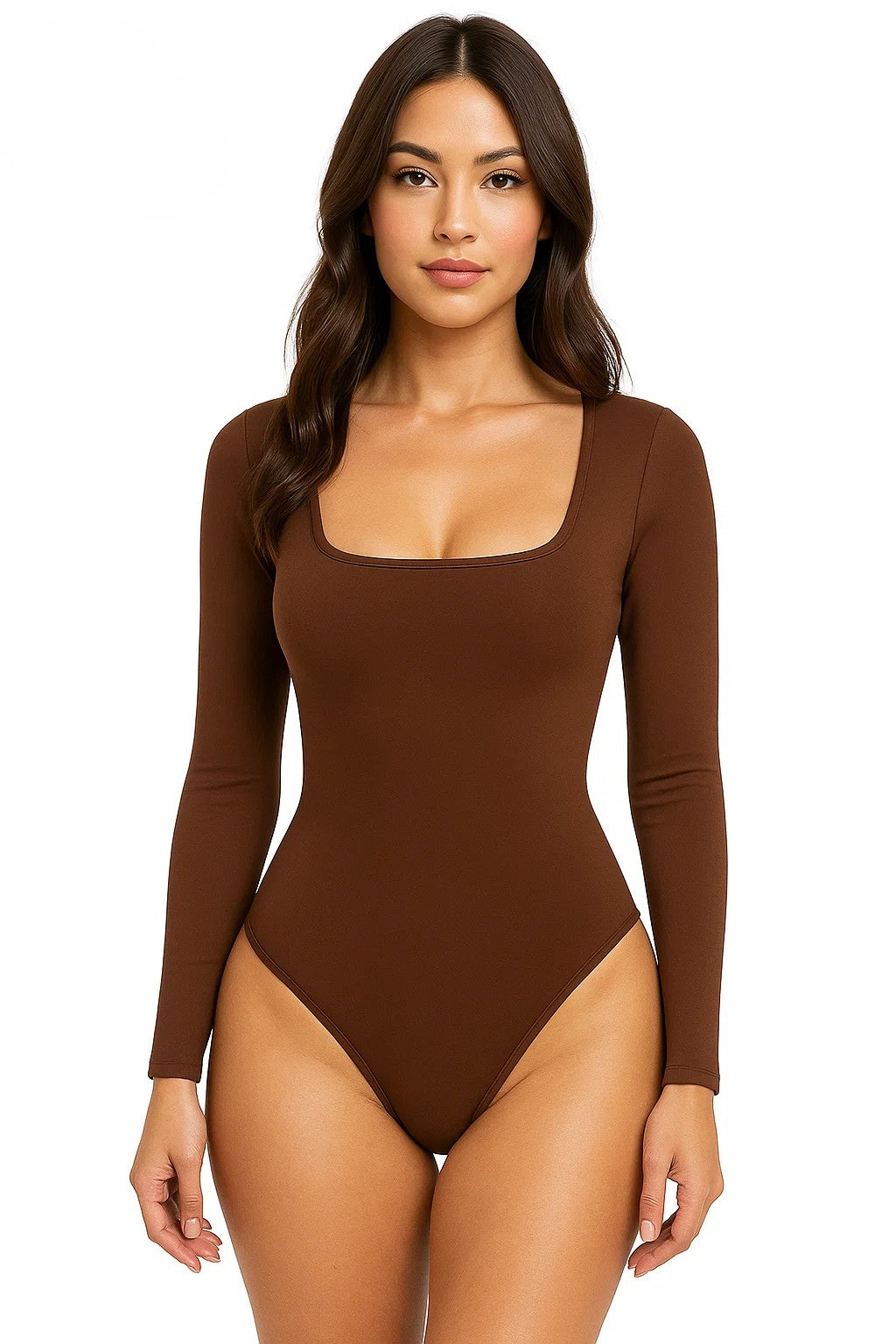 Body “Longues Manches" Decolleté Elegant